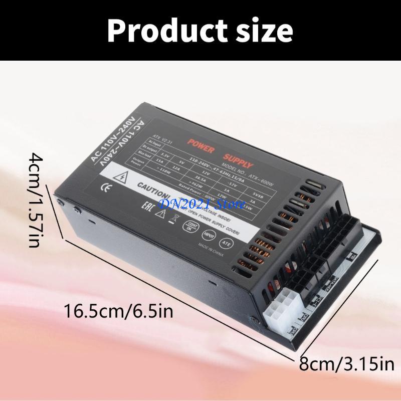 Flex Atx Power Supply 600W 1U - Quạt làm mát yên tĩnh của