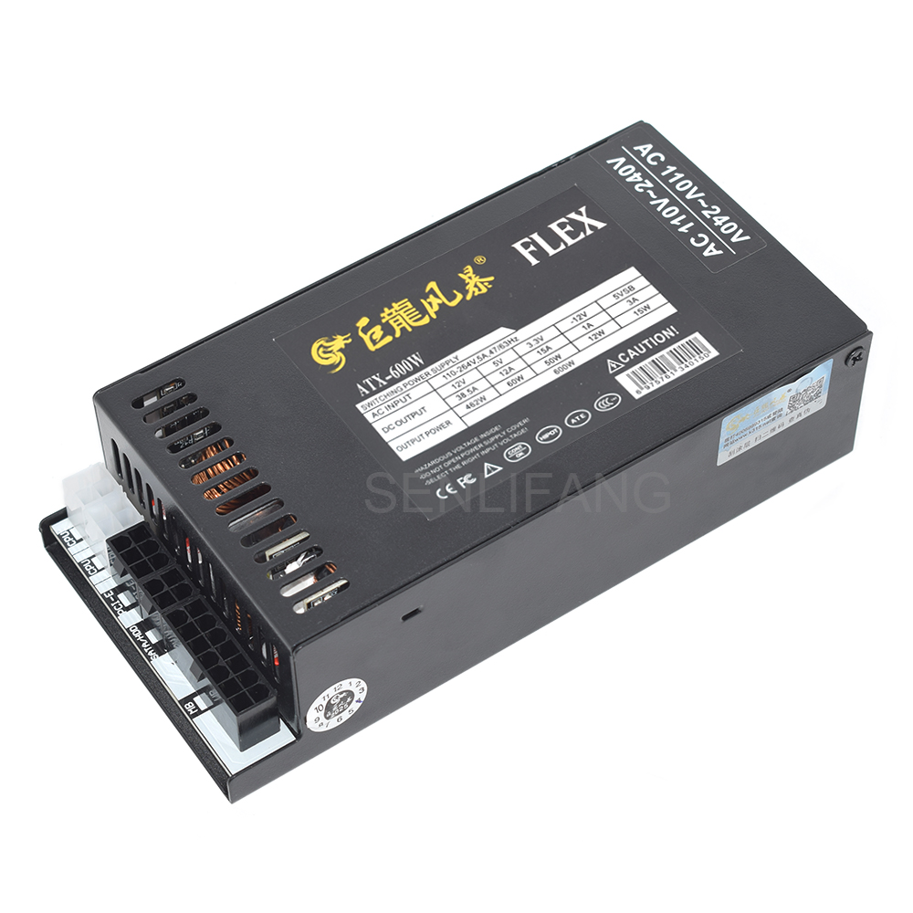 New PC Power Supply 400W 600W  - đánh giá và giá Flex Atx Power Supply 600W 1U