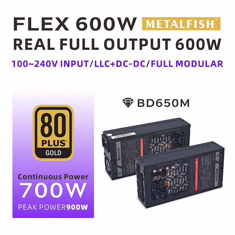 METALFISH Flex 600W Modular Po - đánh giá và giá Flex Atx Power Supply 600W 1U